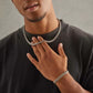 3MM Franco chain & 3MM Franco Bracelet combo