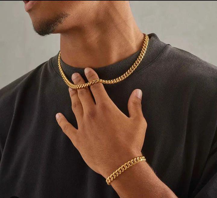 3MM Franco chain & 3MM Franco Bracelet combo