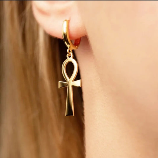 Ankh Earrings