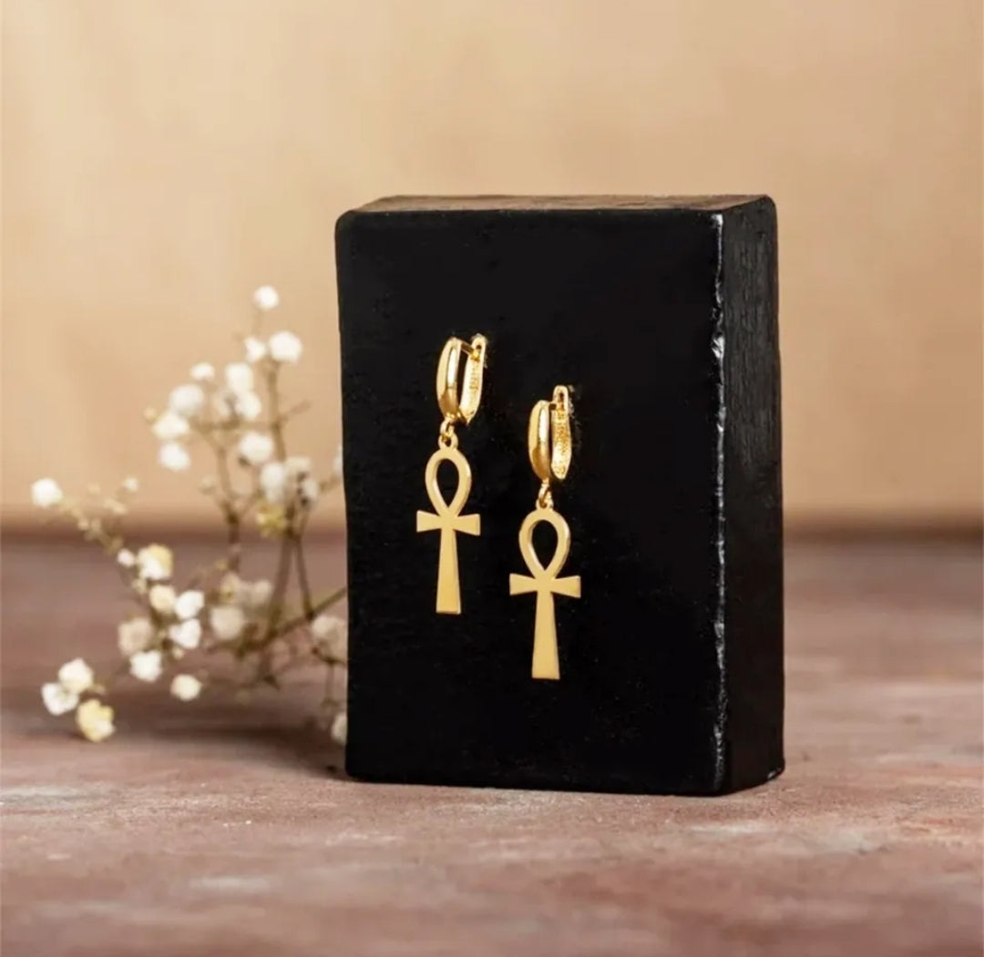 Ankh Earrings