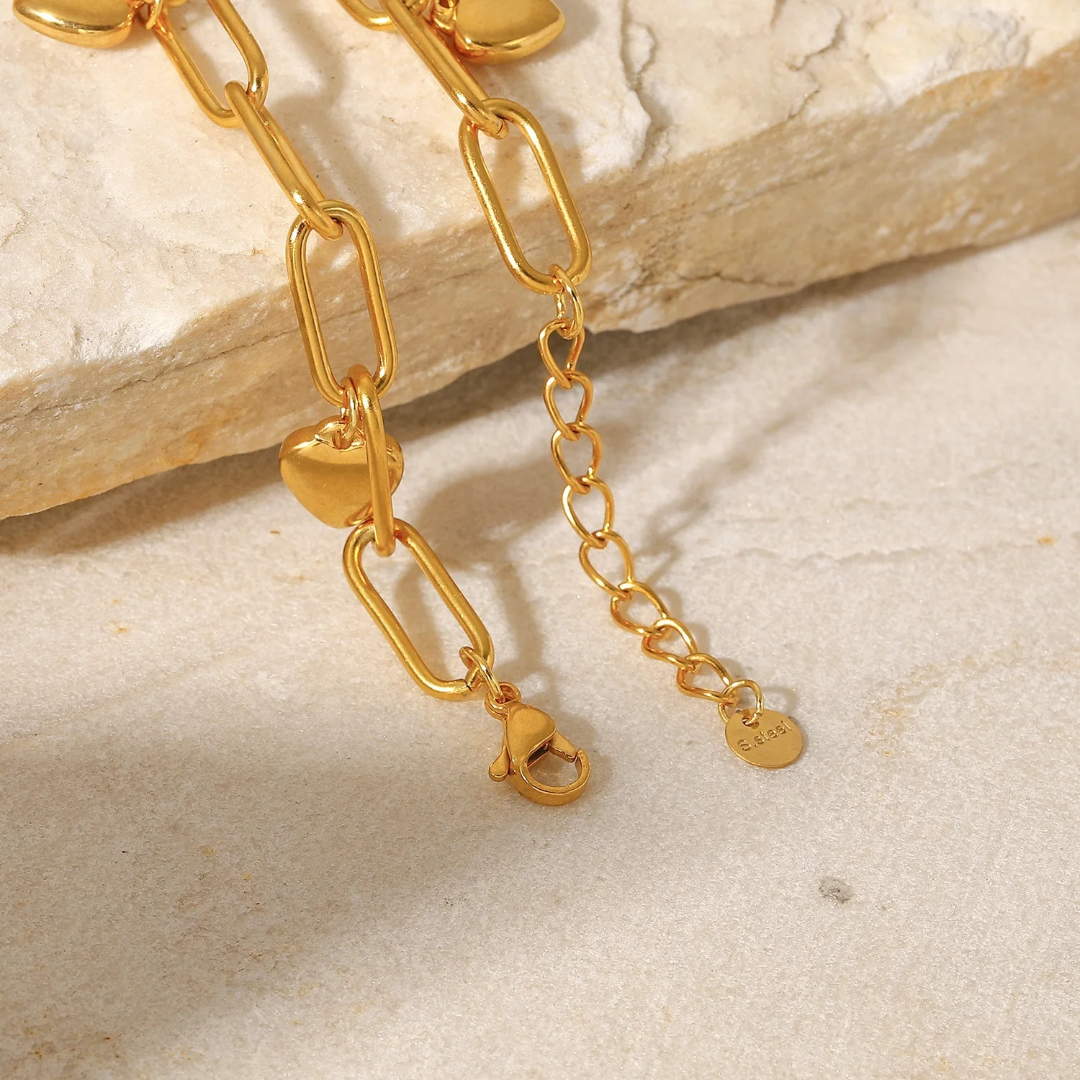 Chain Heart Bracelet