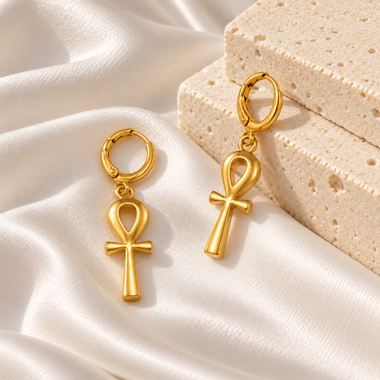 Ankh Earrings