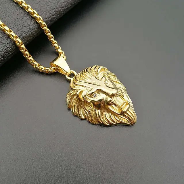 Lion Head Necklace