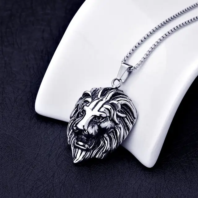 Lion Head Necklace