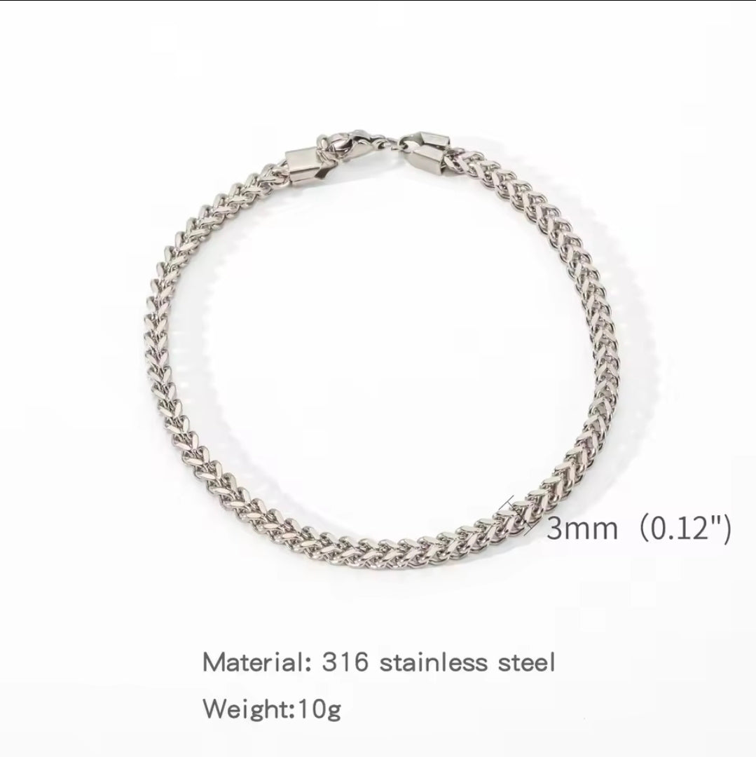 3 MM Franco Bracelet
