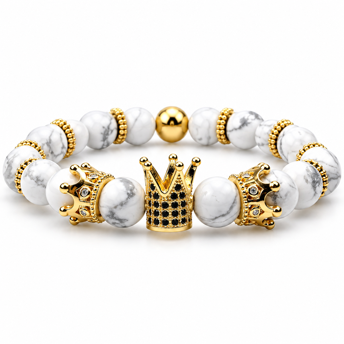 Marble Crown Bracelets