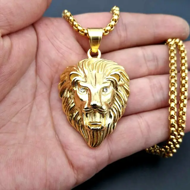 Lion Head Necklace