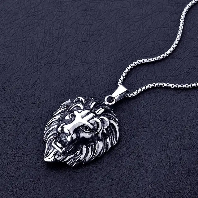 Lion Head Necklace