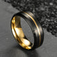 Tungsten Gold Ring