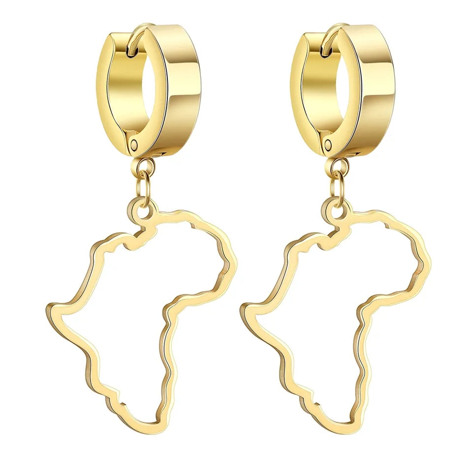 Small Classic Africa Earrings